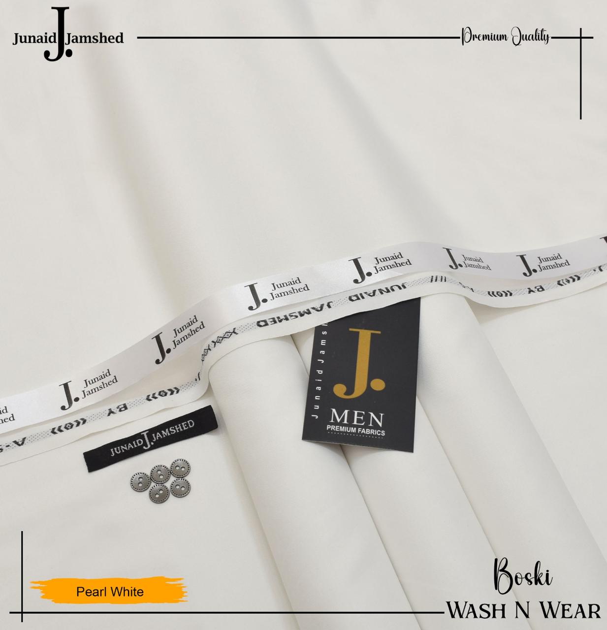 J. Wash & Wear Boski Finish - Peari White