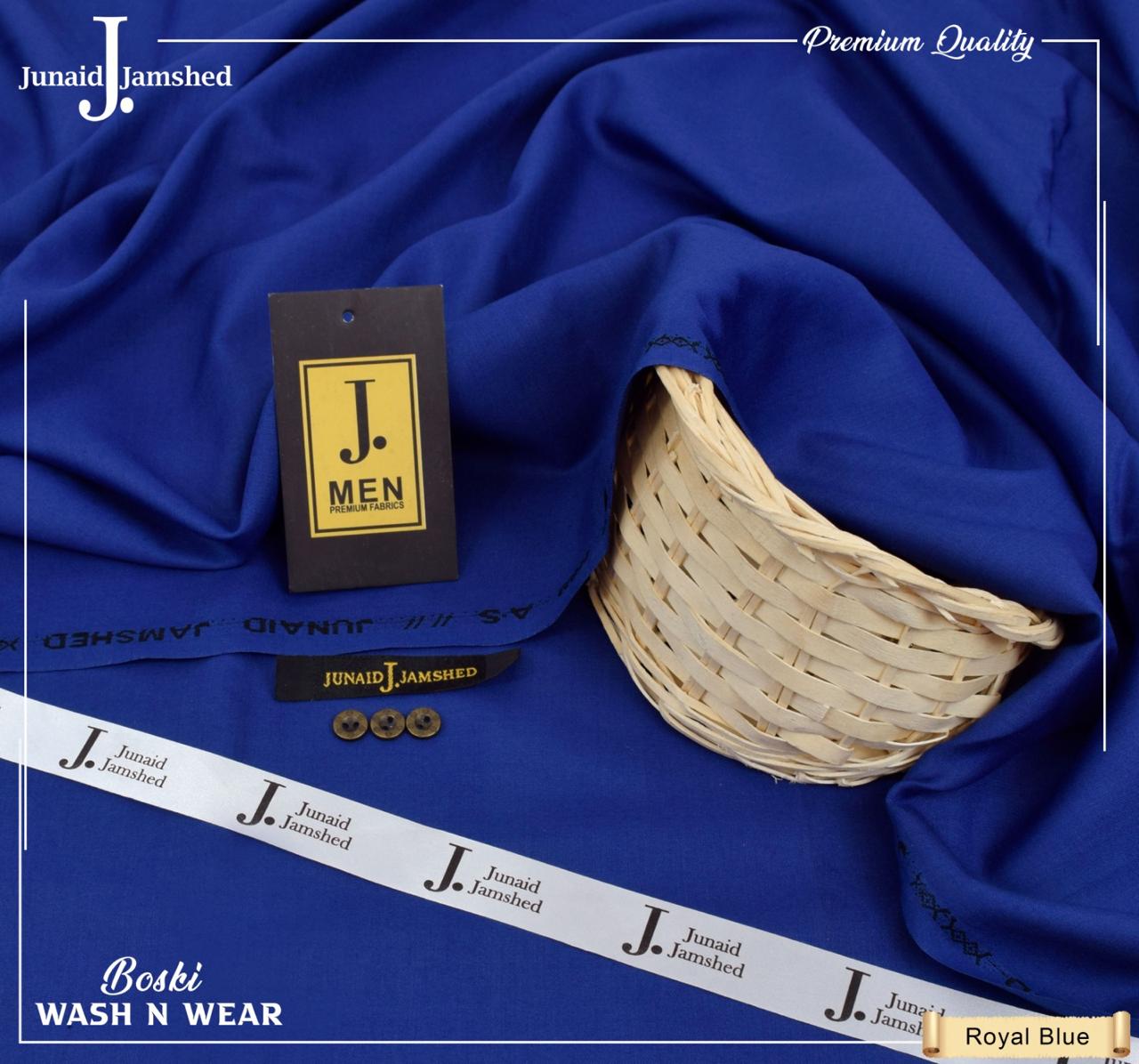 J. Wash & Wear Boski Finish - Royal Blue